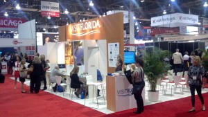 VISIT FLORIDA stand at IMEX America 2013
