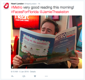 Promoting Metro - Twitter - 5th Jan